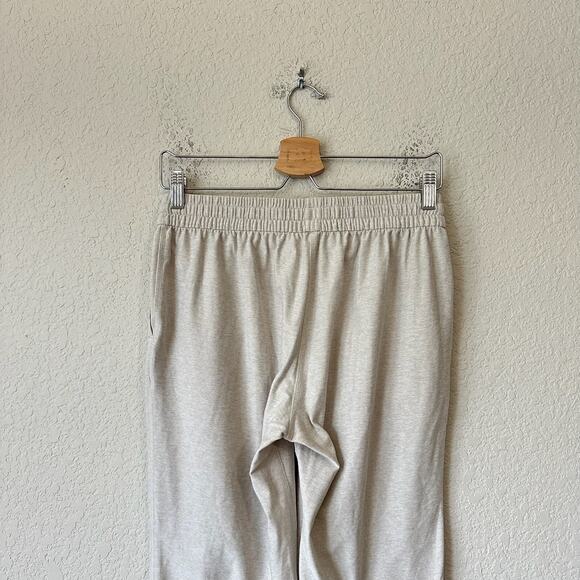 OUTDOOR VOICES CloudKnit Pants Beige Elastic Waist Sweatpants Workout - Picture 7 of 13
